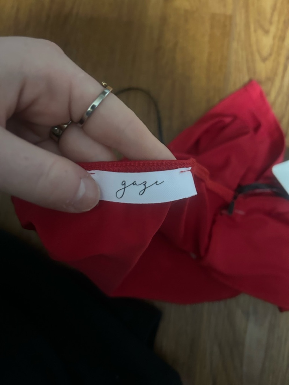 Red Halter Top - Picture 3 of 3